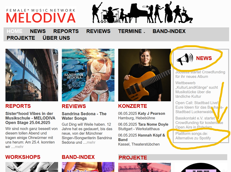 MELODIVA reports: songs.de as a real alternative to Spotify