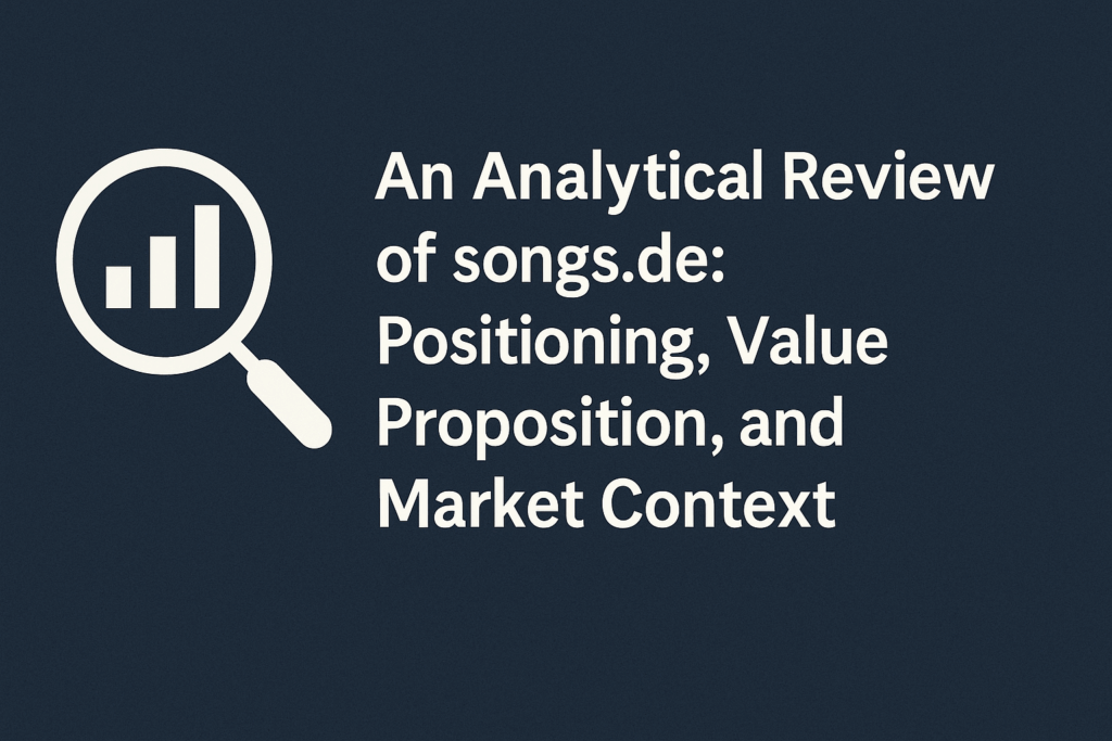 Screenshot of press coverage about songs.de – the fair streaming marketplace for artists
